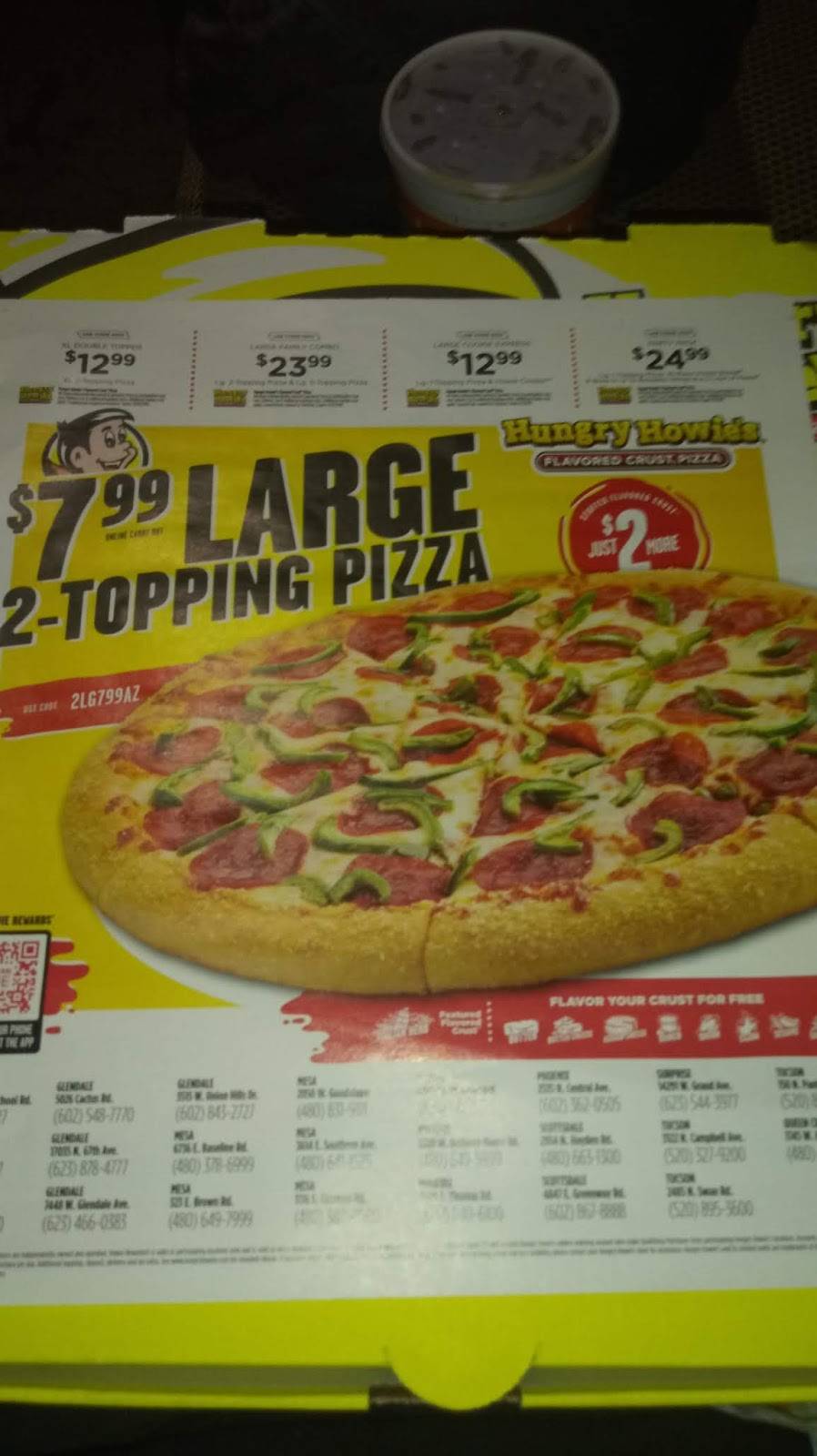 Hungry Howies | restaurant | 3320 W Bethany Home Rd, Phoenix, AZ 85017, USA | 4806495999 OR +1 480-649-5999