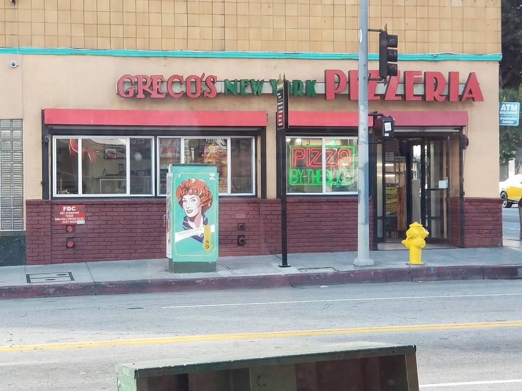 Grecos New York Pizzeria | restaurant | 6400 Hollywood Blvd, Los Angeles, CA 90028, USA | 3234648212 OR +1 323-464-8212