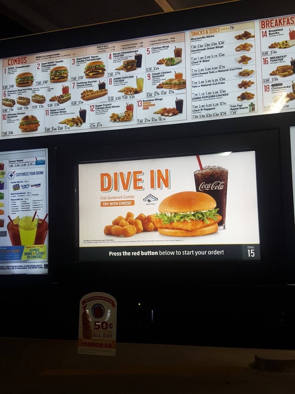 Sonic Drive-In | restaurant | 1630 N Glenstone Ave, Springfield, MO 65803, USA | 4178654999 OR +1 417-865-4999