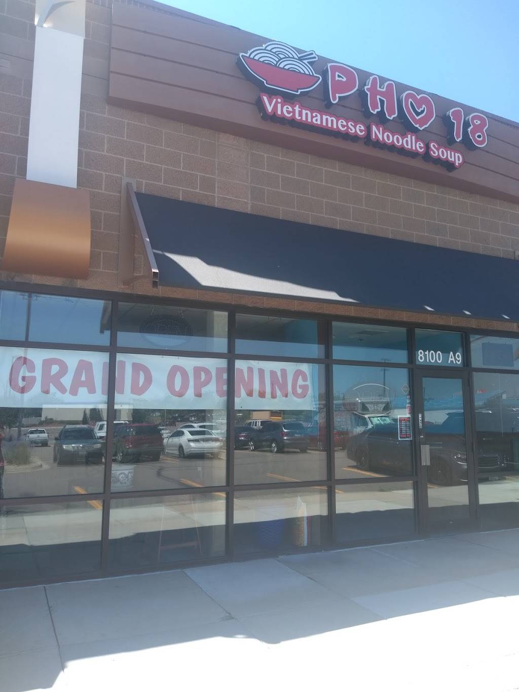 Pho 18 | restaurant | 8100 W Crestline Ave Unit A9, Littleton, CO 80123, USA | 3039728875 OR +1 303-972-8875