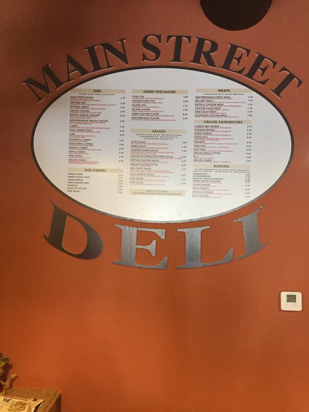 Main Street Deli | restaurant | 520 Main St A, Garland, TX 75040, USA | 9722765959 OR +1 972-276-5959
