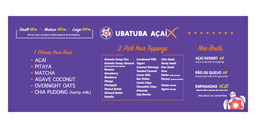 Ubatuba Acai - Burbank | restaurant | 1212 N San Fernando Blvd Unit C, Burbank, CA 91504, USA | 8183916622 OR +1 818-391-6622