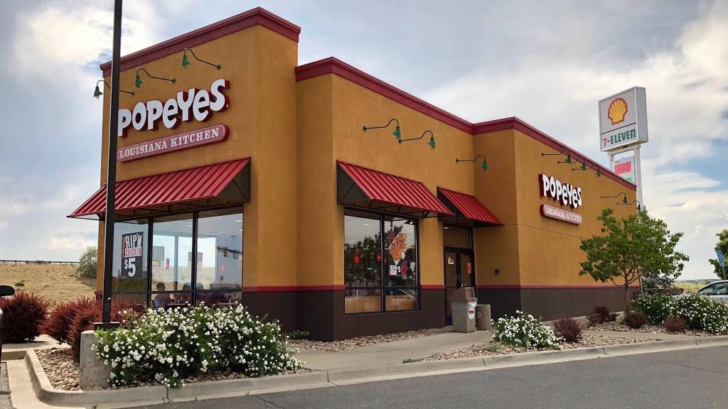 Popeyes Louisiana Kitchen | restaurant | 11055 E I25 Frontage Rd, Longmont, CO 80504, USA | 3036822364 OR +1 303-682-2364