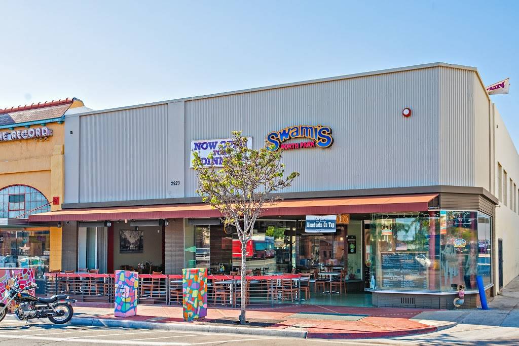 Swamis Cafe | restaurant | 2920 University Ave, San Diego, CA 92104, USA | 6192693797 OR +1 619-269-3797