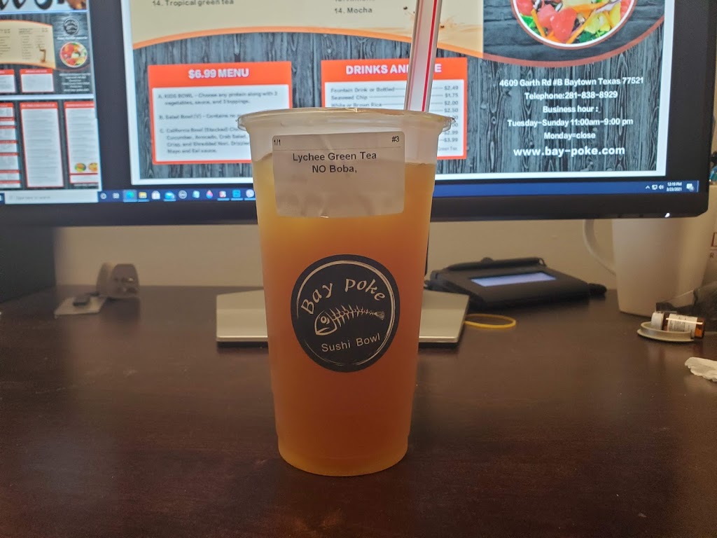Bay Poke | restaurant | 4609 Garth Rd, Baytown, TX 77521, USA | 2818388929 OR +1 281-838-8929