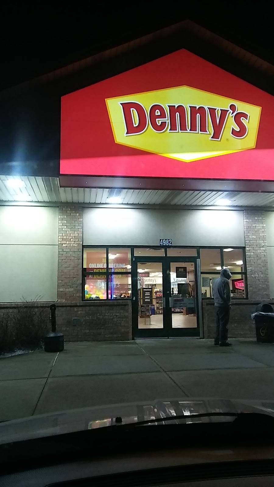 Dennys | restaurant | 4982 N 350 E, Whiteland, IN 46184, USA | 3175352666 OR +1 317-535-2666