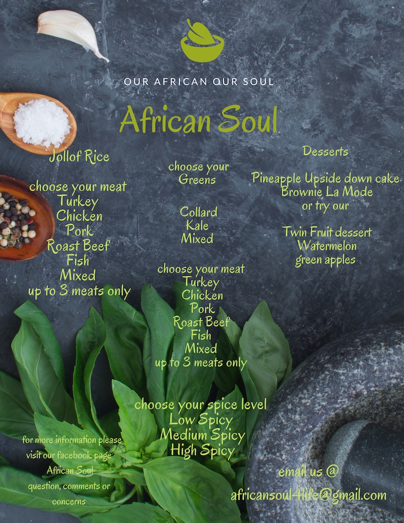 africansoul | restaurant | 513 Highland Ave, Oak Park, IL 60304, USA | 7738858162 OR +1 773-885-8162