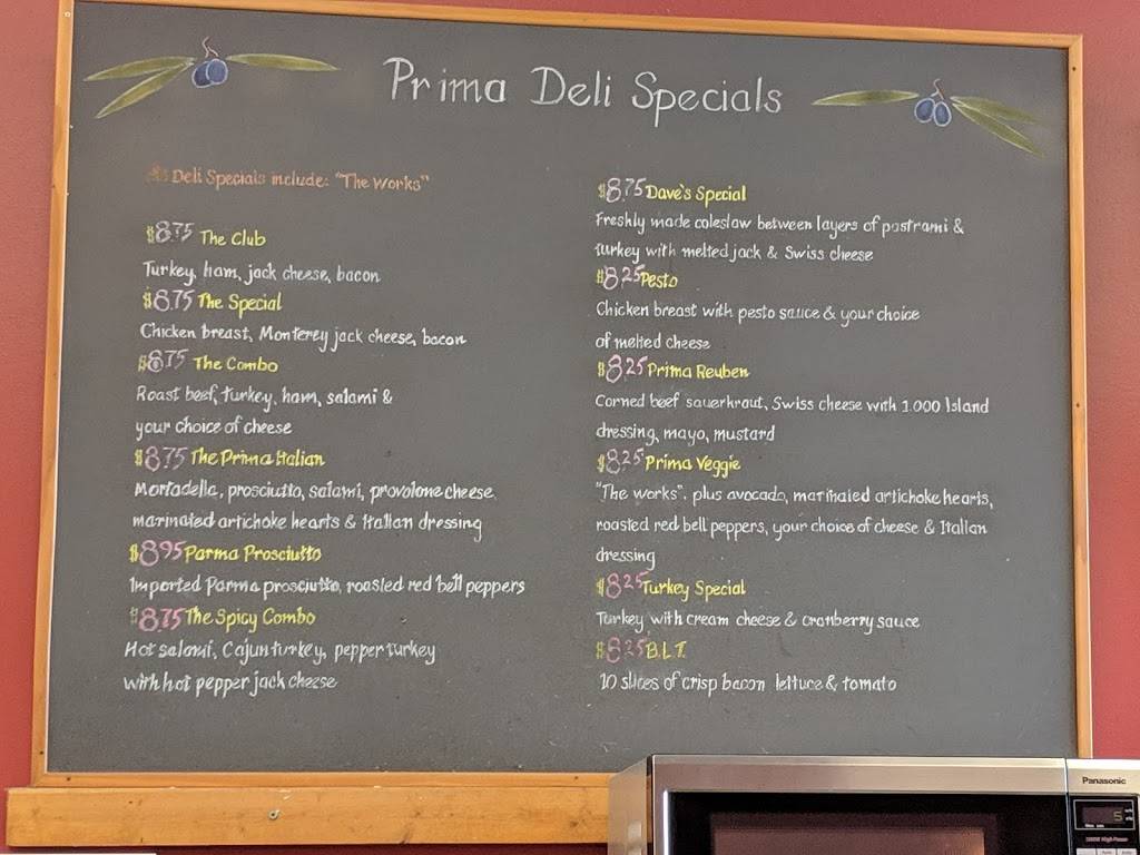 Prima Deli | restaurant | 2115 Roosevelt Ave, Redwood City, CA 94061, USA | 6503678553 OR +1 650-367-8553