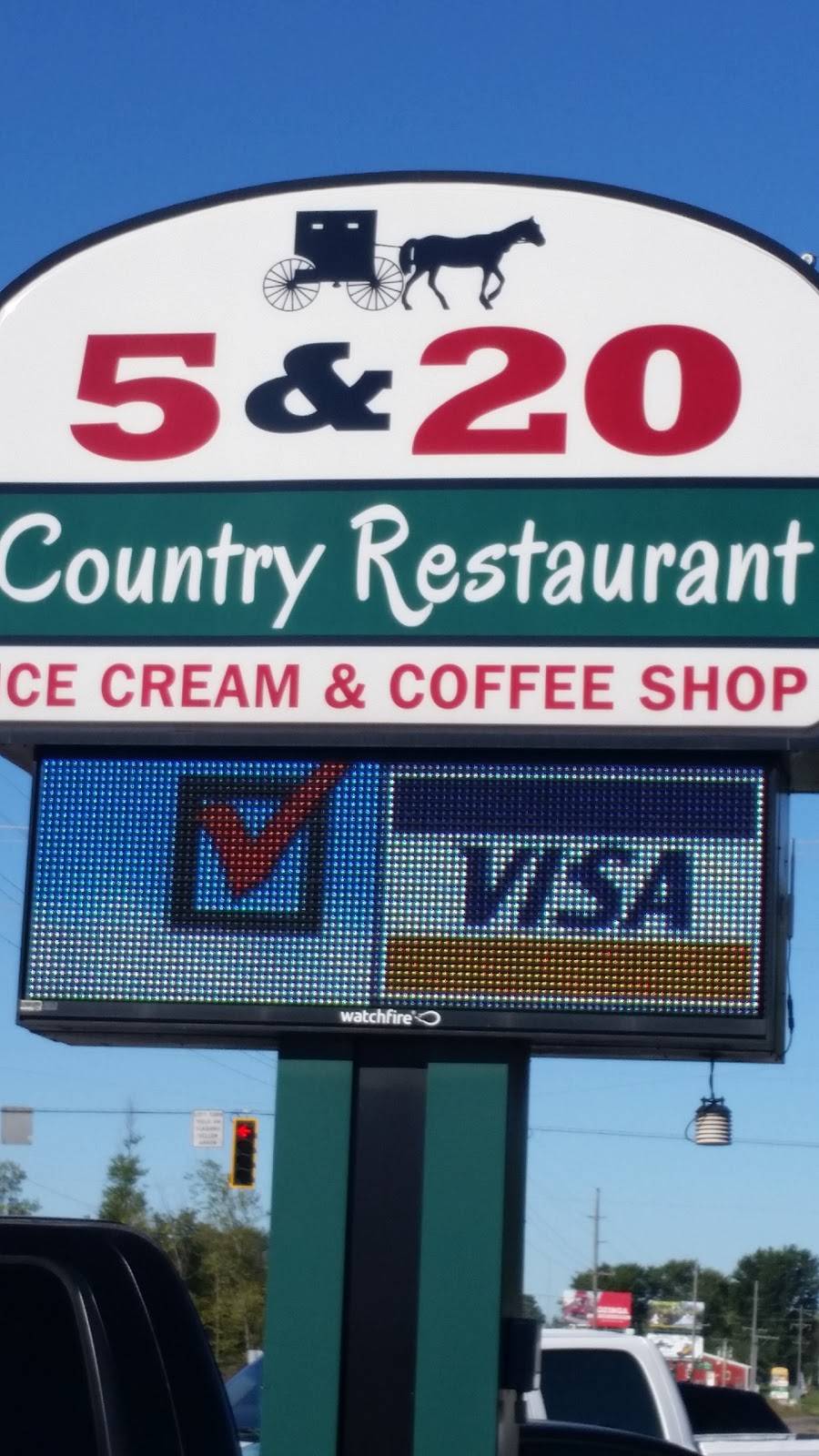 5/20 Country Kitchen | restaurant | 7995 Hwy 20, Shipshewana, IN 46565, USA | 2607684958 OR +1 260-768-4958