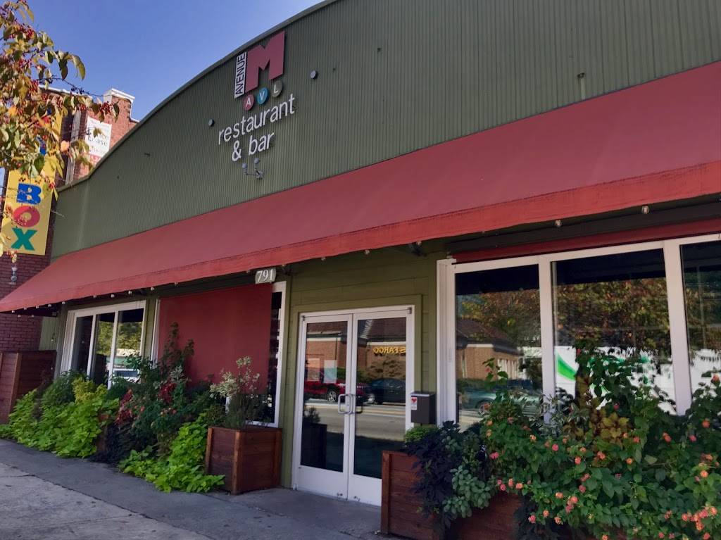 Avenue M | restaurant | 791 Merrimon Ave, Asheville, NC 28804, USA | 8283508181 OR +1 828-350-8181