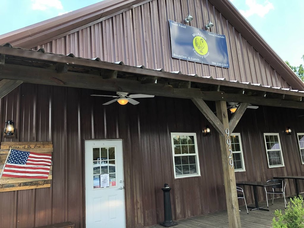McAlpin Country Diner | restaurant | 9929 170th Terrace, McAlpin, FL 32062, United States | 3863391669 OR +1 386-339-1669