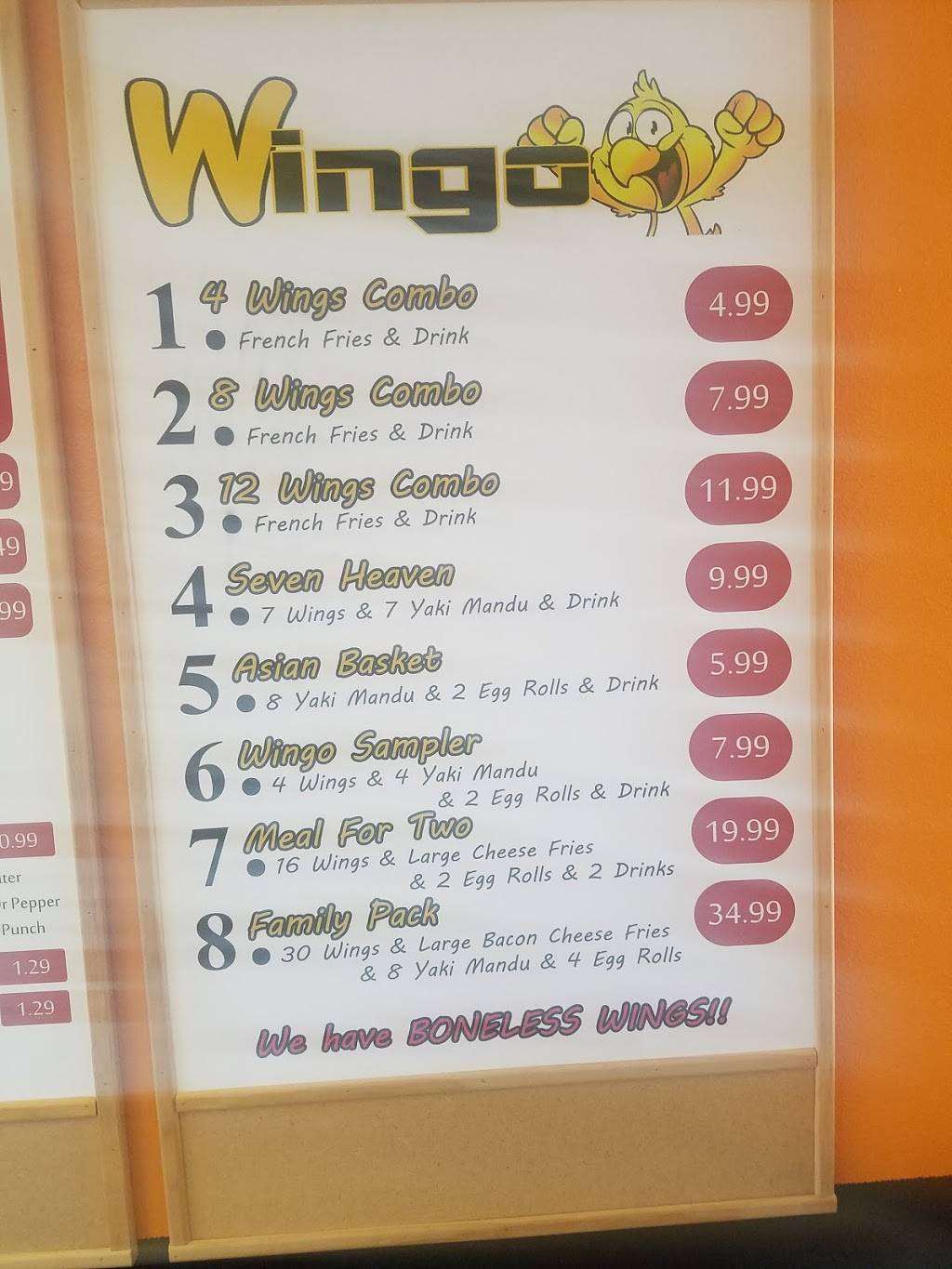 Wingo | restaurant | 3301 E Rancier Ave #102c, Killeen, TX 76543, USA | 2546902386 OR +1 254-690-2386