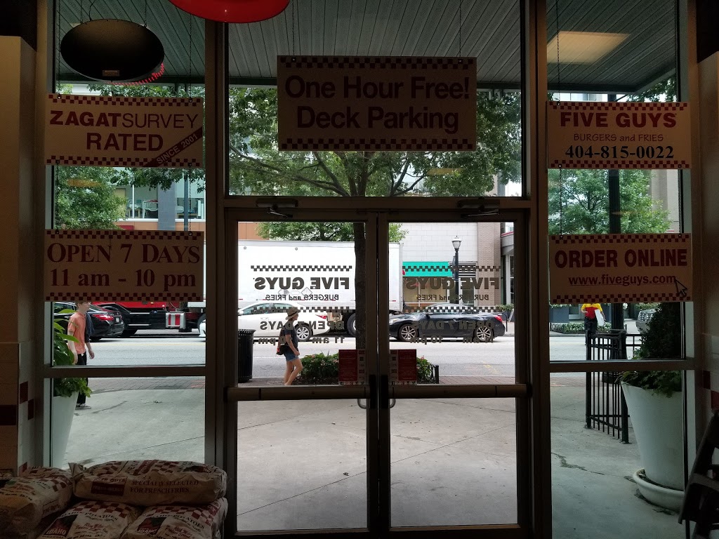 Five Guys | meal takeaway | 860 Peachtree St NE, Atlanta, GA 30308, USA | 4048150022 OR +1 404-815-0022