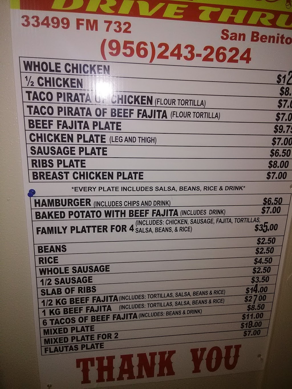 Pollos Asados El Vecino | restaurant | 33499 FM732, San Benito, TX 78586, USA | 9562432624 OR +1 956-243-2624