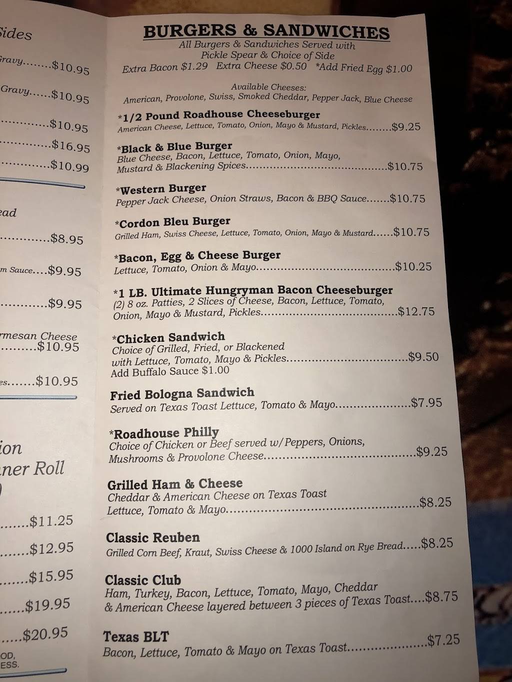 RoadHouse Bar & Grill | restaurant | 128 Speedway Ln, Bulls Gap, TN 37711, United States | 4233934311 OR +1 423-393-4311