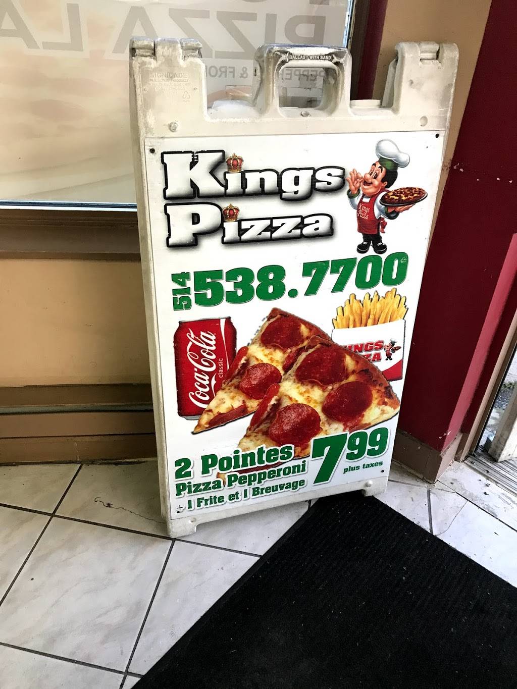 Kings Pizza | meal delivery | 598 Rue Victoria, Lachine, QC H8S 1Y6, Canada | 5145387700 OR +1 514-538-7700