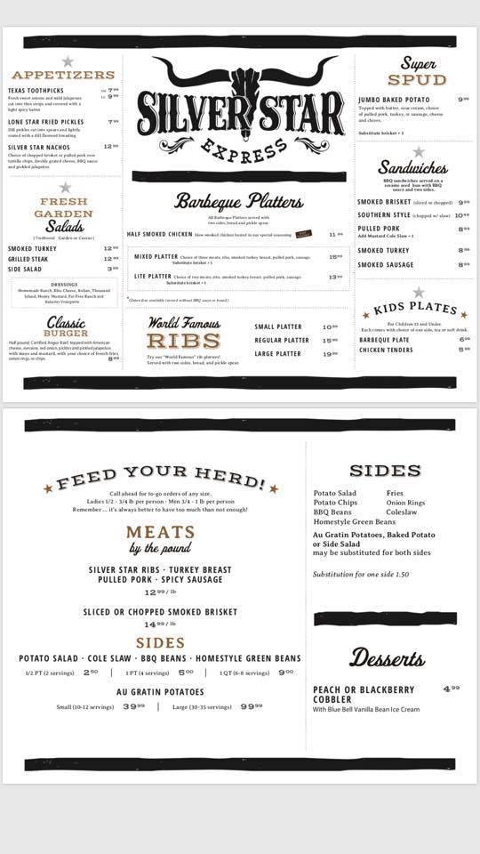 Silver Star Smokehouse Express | restaurant | 4955 N Market St Suite 100, Shreveport, LA 71107, USA | 3182222645 OR +1 318-222-2645