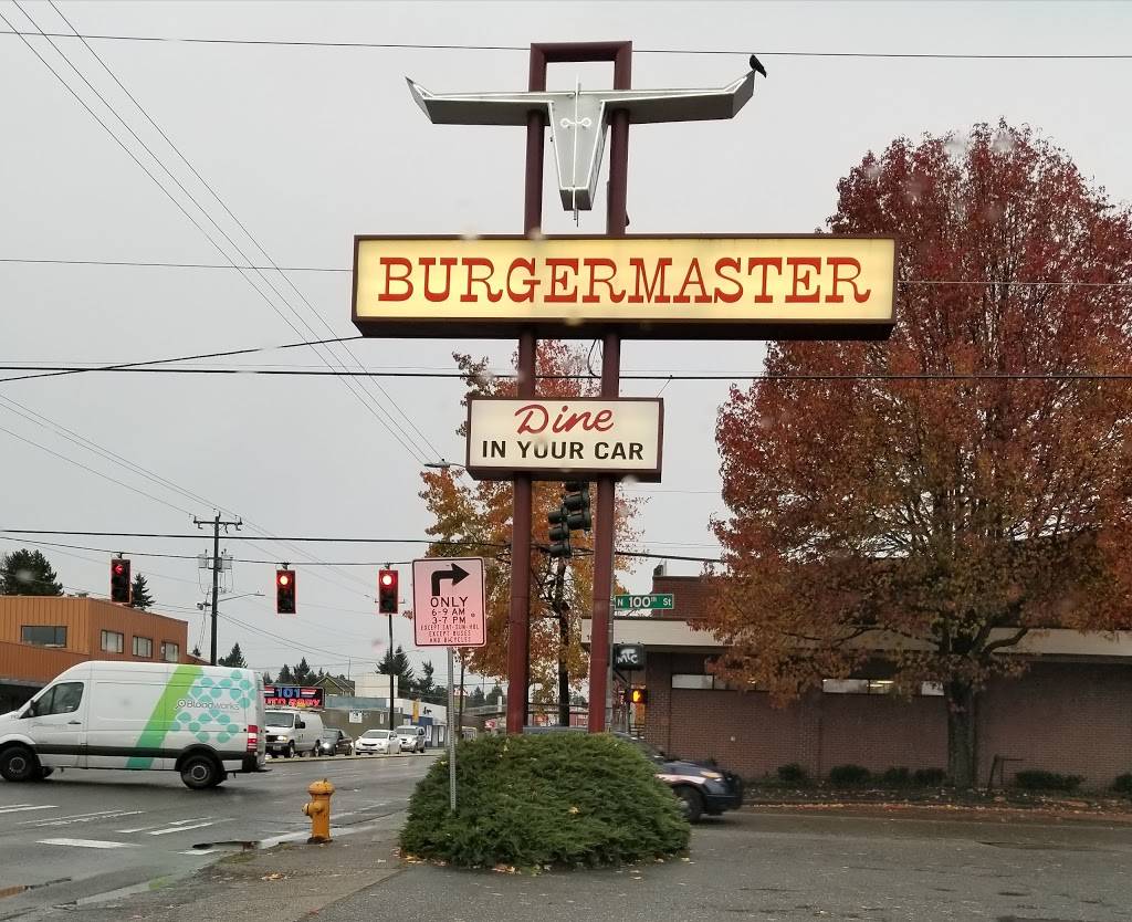 Burgermaster | restaurant | 9820 Aurora Ave N, Seattle, WA 98103, USA | 2065222044 OR +1 206-522-2044