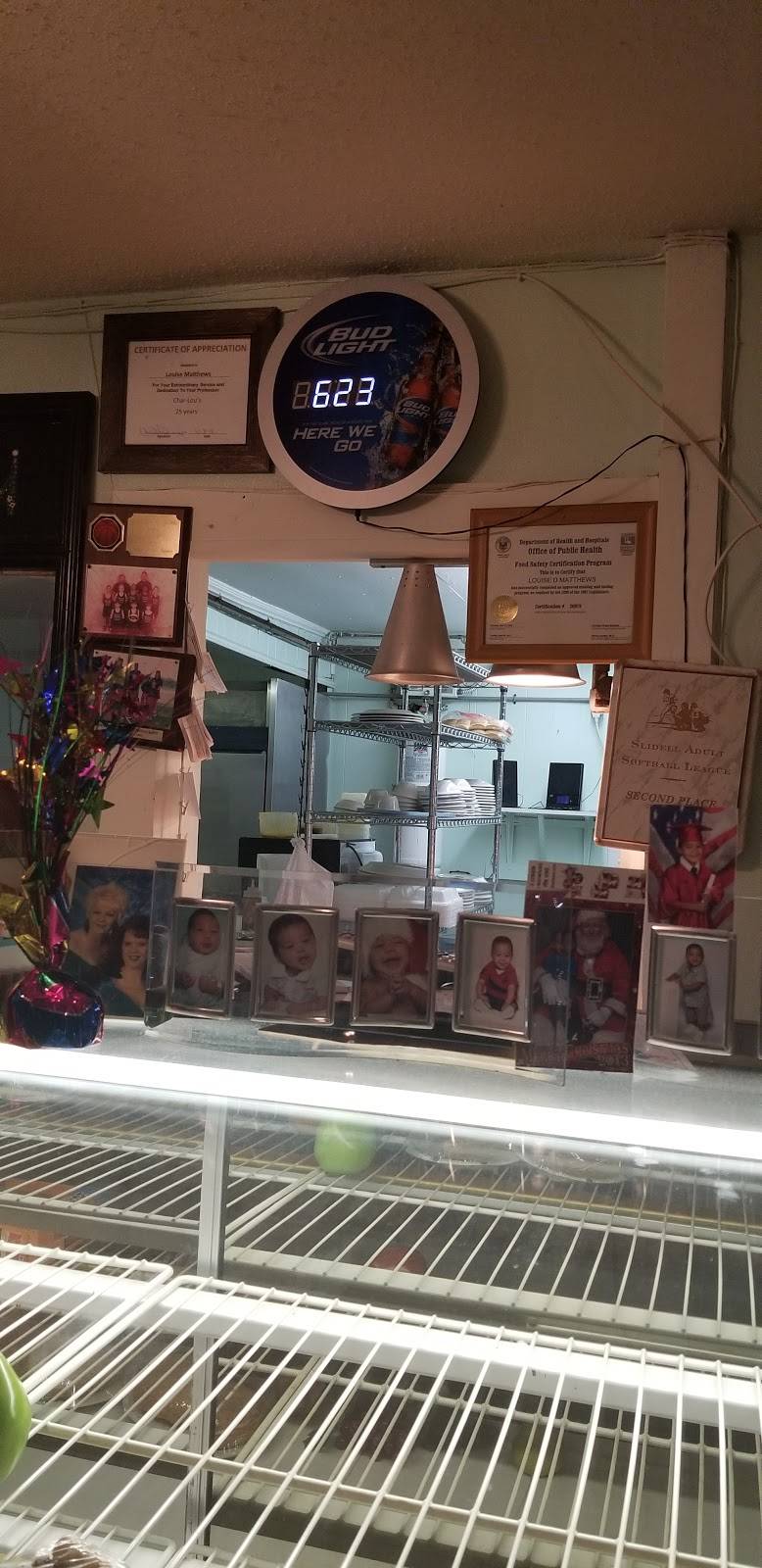 Char Lous | restaurant | 27470 U.S. Hwy 190, Lacombe, LA 70445, USA | 9858827575 OR +1 985-882-7575