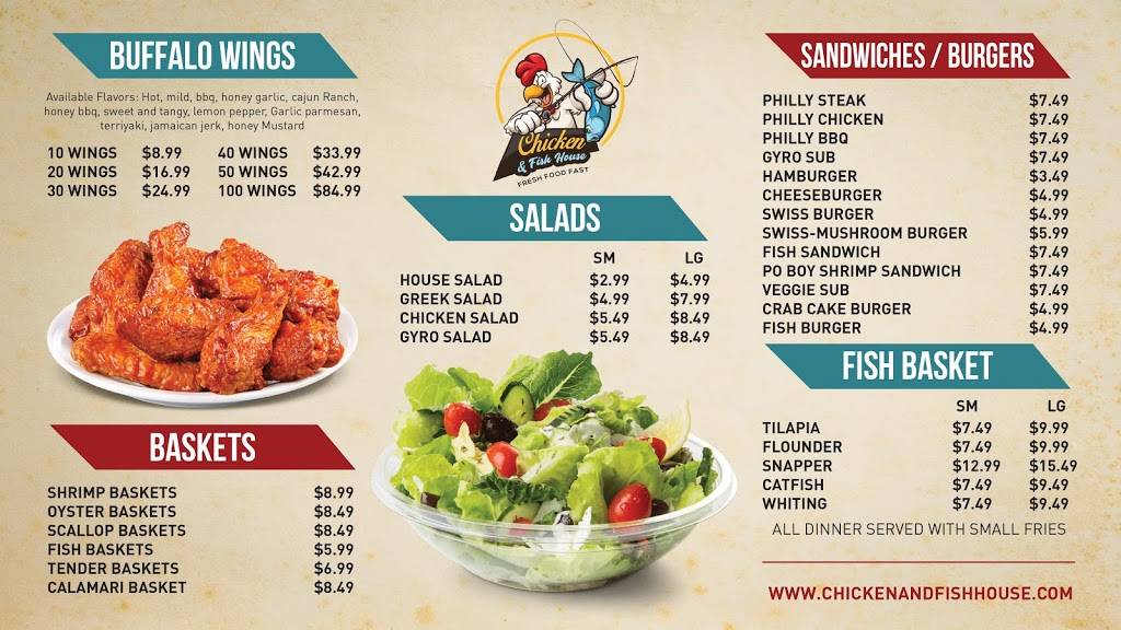 Chicken and Fish House | restaurant | 3646 Blanding Blvd, Jacksonville, FL 32210, USA | 9047387647 OR +1 904-738-7647