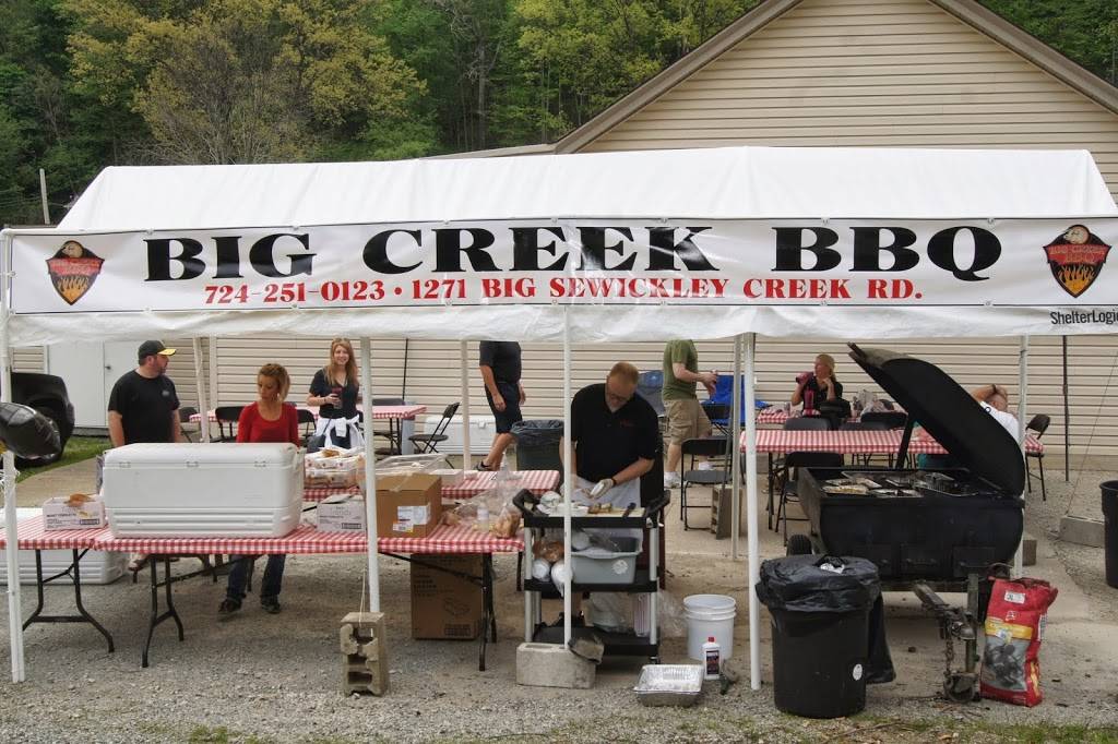 Big Creek BBq | restaurant | 1271 Big Sewickley Creek Rd, Sewickley, PA 15143, USA | 7242510127 OR +1 724-251-0127
