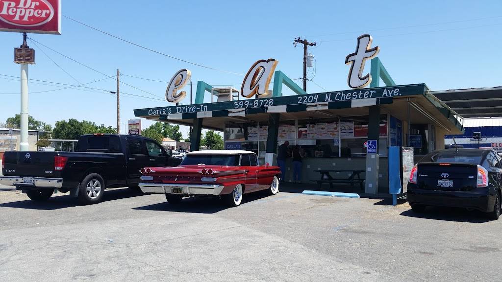 Carlas Drive In | restaurant | 2204 N Chester Ave, Bakersfield, CA 93308, USA | 6613998728 OR +1 661-399-8728