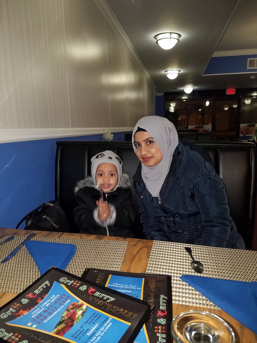 Grill and curry | restaurant | 3354 Twelve Mile Rd, Berkley, MI 48072, USA | 2486774345 OR +1 248-677-4345