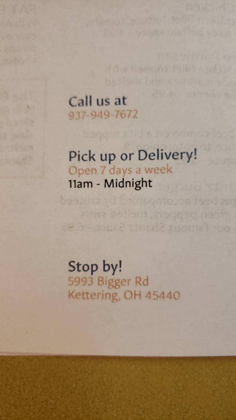 Shantz Express | restaurant | 5993 Bigger Rd, Kettering, OH 45440, USA | 9379497672 OR +1 937-949-7672