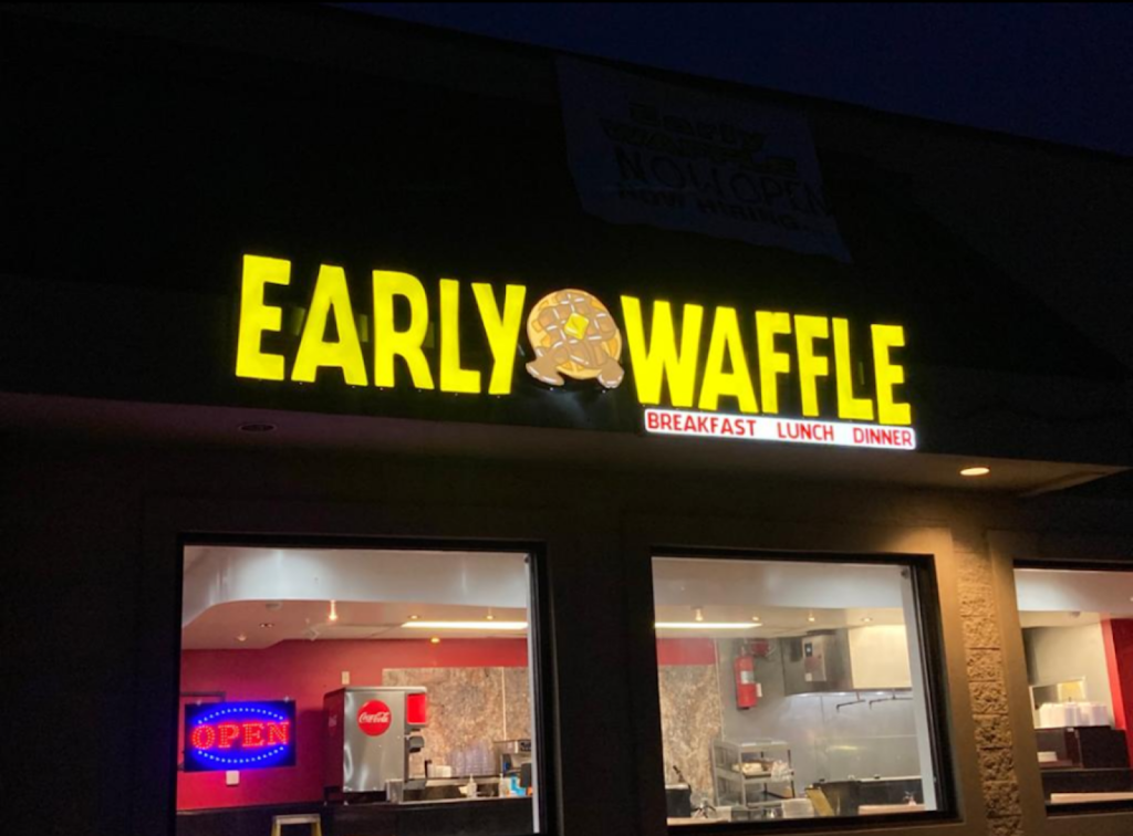Early Waffle | restaurant | 11915 N Tryon St Suite G, Charlotte, NC 28262, USA | 7049007010 OR +1 704-900-7010