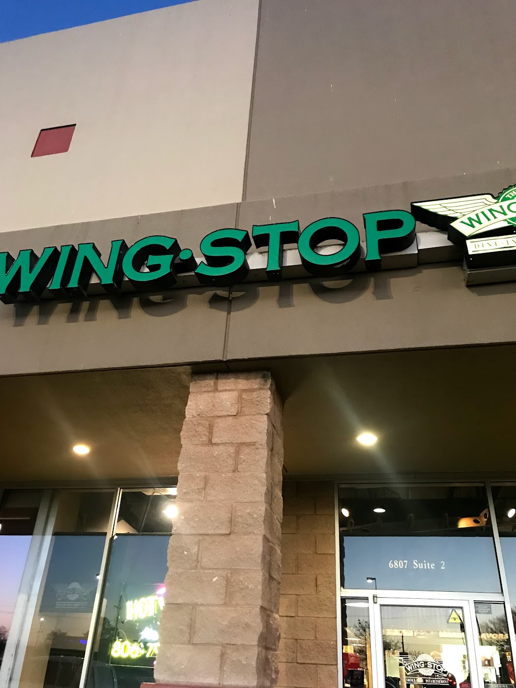 Wingstop | restaurant | 6807 Slide Rd Ste G, Lubbock, TX 79424, USA | 8067983226 OR +1 806-798-3226