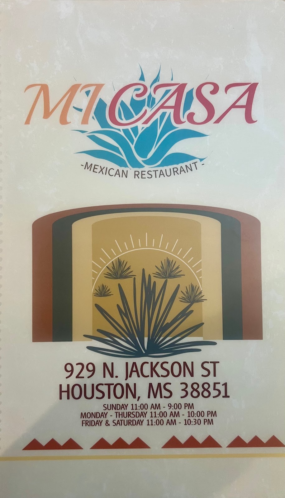 Mi Casa | restaurant | 929 N Jackson St, Houston, MS 38851, USA | 6625671272 OR +1 662-567-1272