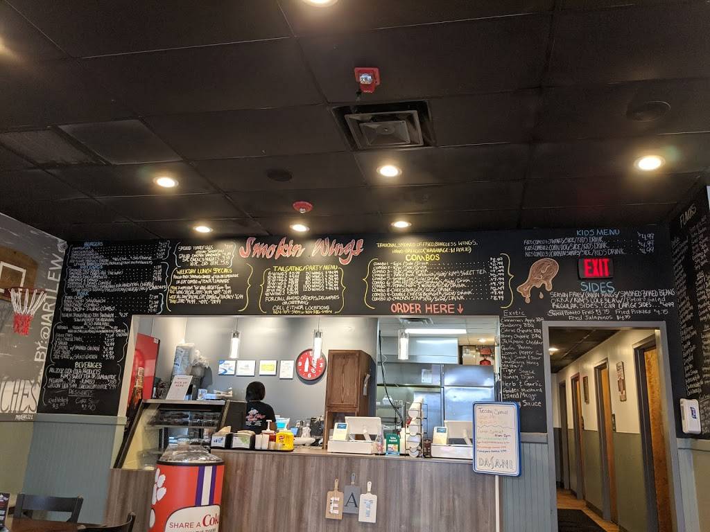 Smokin Wings | restaurant | 1054 E Butler Rd Ste A, Greenville, SC 29607, USA | 8645580051 OR +1 864-558-0051