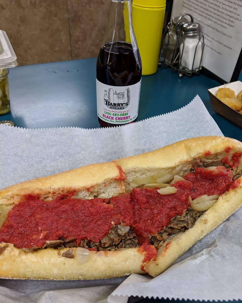 Barrys Steaks & Hoagies | meal takeaway | 471 Leverington Ave, Philadelphia, PA 19128, USA | 2154873278 OR +1 215-487-3278