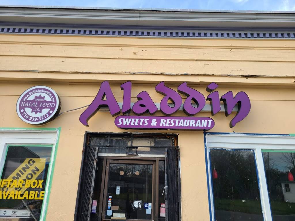 Buffalo Aladdin sweets & restaurant | restaurant | 754 Sycamore St, Buffalo, NY 14212, USA | 7169393212 OR +1 716-939-3212