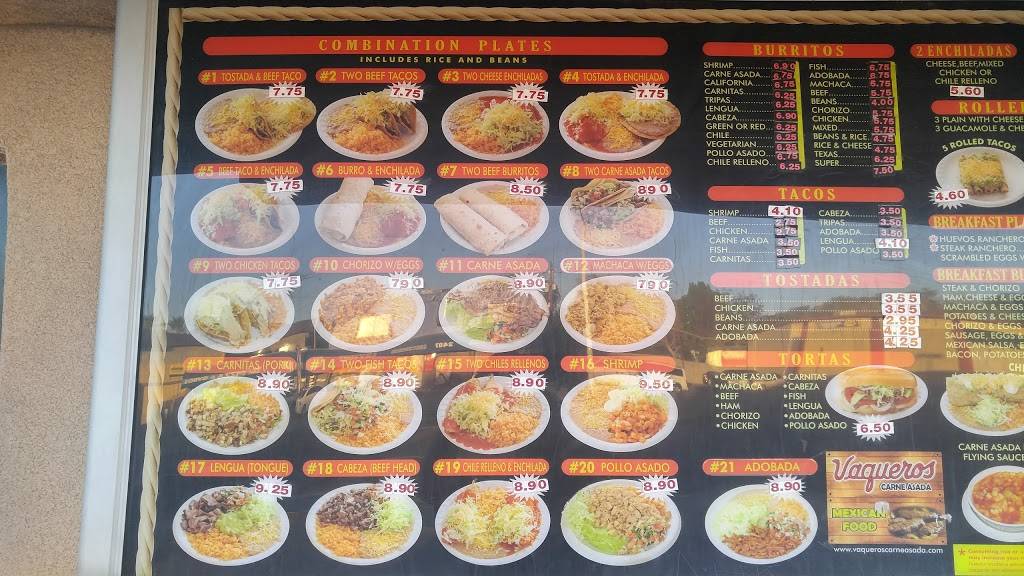 Vaqueros Carne Asada | restaurant | 3414 N 24th St, Phoenix, AZ 85026, USA | 6029552060 OR +1 602-955-2060