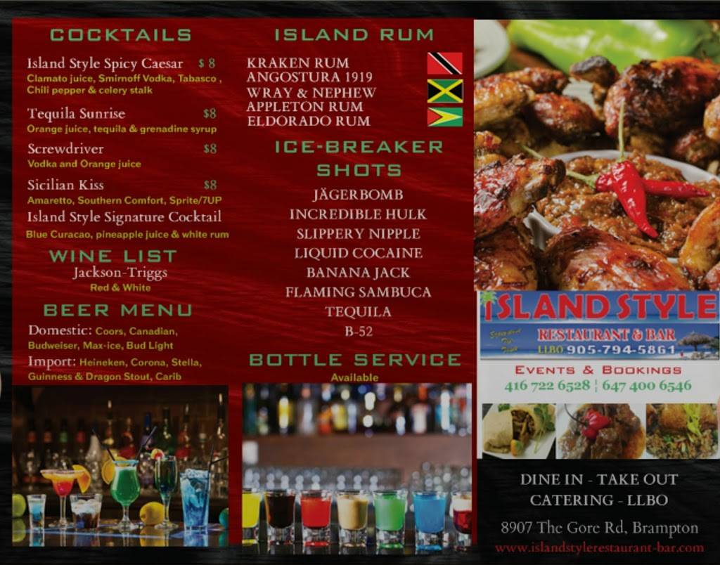 Island Style Restaurant | restaurant | 8907 The Gore Rd, Brampton, ON L6P 0B7, Canada | 9057945861 OR +1 905-794-5861
