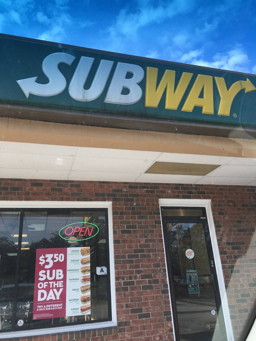 Subway | restaurant | 9153 Two Notch Rd Suite A Greengate, Business Park Blvd, Columbia, SC 29223, USA | 8037888514 OR +1 803-788-8514