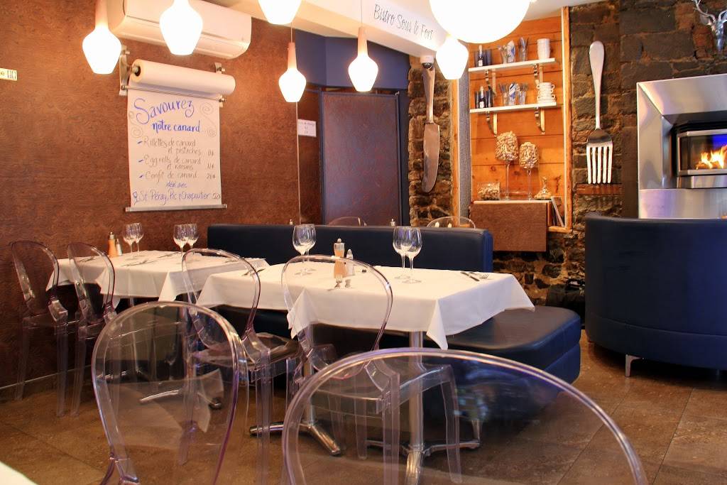 Bistro Sous le Fort | restaurant | 48 Rue Sous le Fort, Québec, QC G1K 4G9, Canada | 4186940852 OR +1 418-694-0852