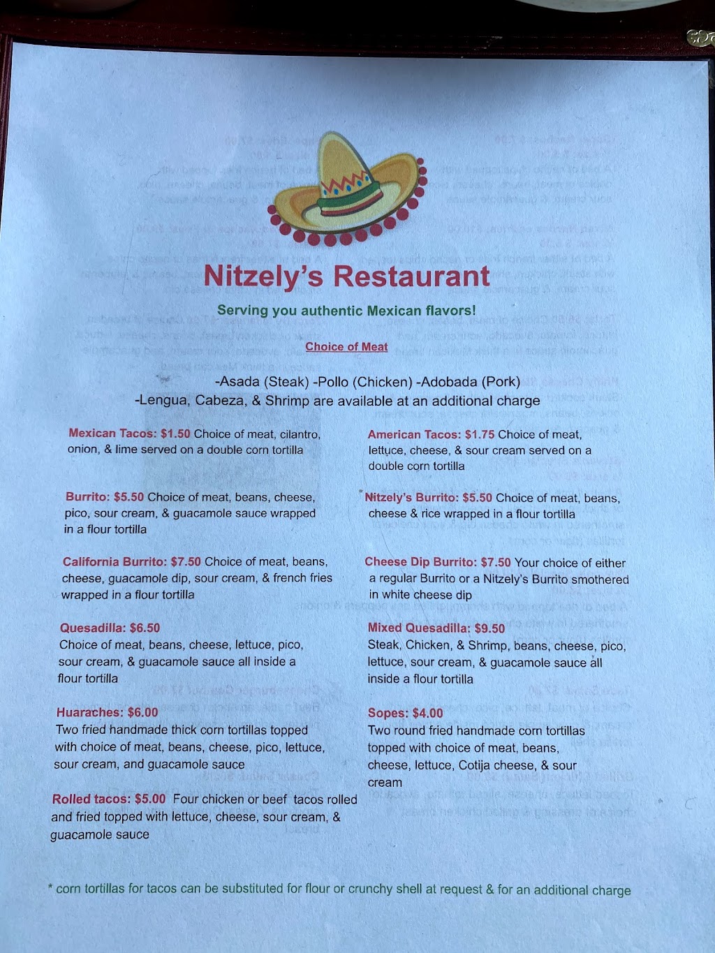Nitzelys Mexican Food | restaurant | 466 Frankie Matthew Dr, Waldron, AR 72958, USA | 4792278236 OR +1 479-227-8236