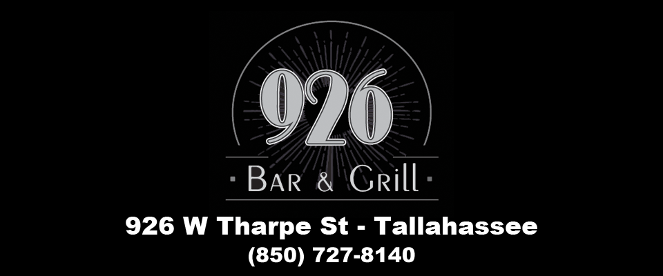 926 Bar & Grill | restaurant | 926 W Tharpe St, Tallahassee, FL 32303, USA | 8507278140 OR +1 850-727-8140