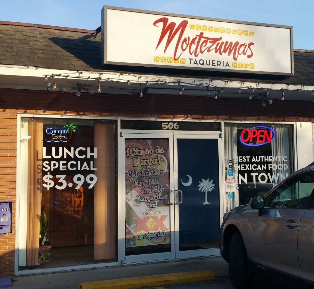 Moctezumas Taqueria | restaurant | 506 Beltline Blvd, Columbia, SC 29205, USA | 8038887498 OR +1 803-888-7498