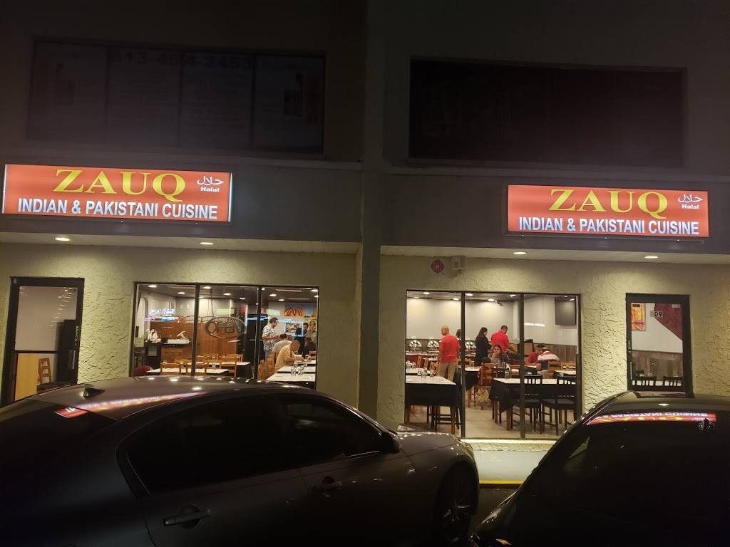 ZAUQ Indian and Pakistani Cuisine | restaurant | 4040 W Waters Ave, Tampa, FL 33614, USA | 8134431720 OR +1 813-443-1720
