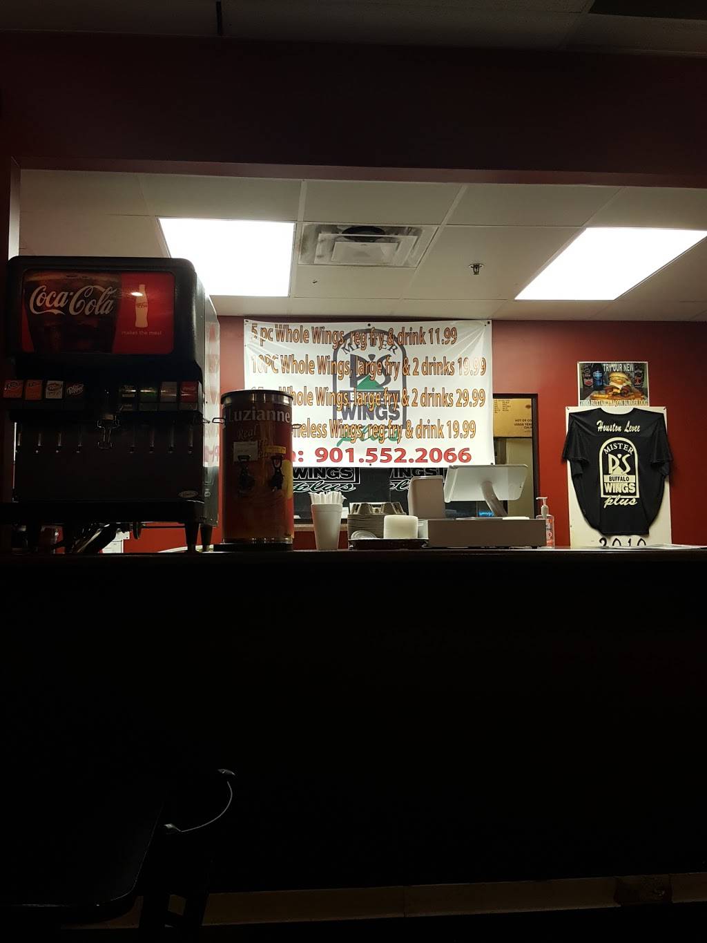 Mr. Ps Wings Plus | restaurant | 1105 N Houston Levee Rd, Cordova, TN 38018, USA | 9015522066 OR +1 901-552-2066