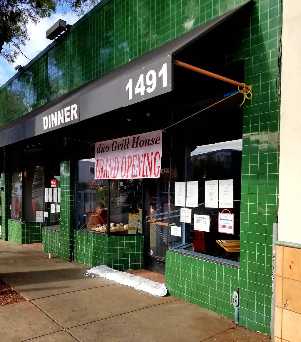 Duo Grill House | restaurant | 1491 Solano Ave, Albany, CA 94706, USA | 5105243860 OR +1 510-524-3860