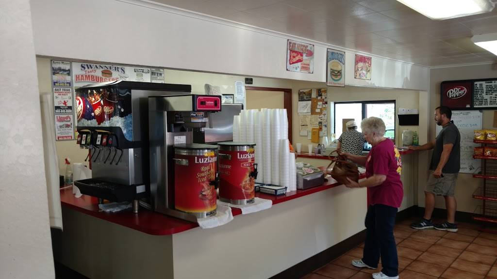 Swanners Hamburgers | restaurant | 620 W Tyler St, Gilmer, TX 75644, USA | 9038435235 OR +1 903-843-5235