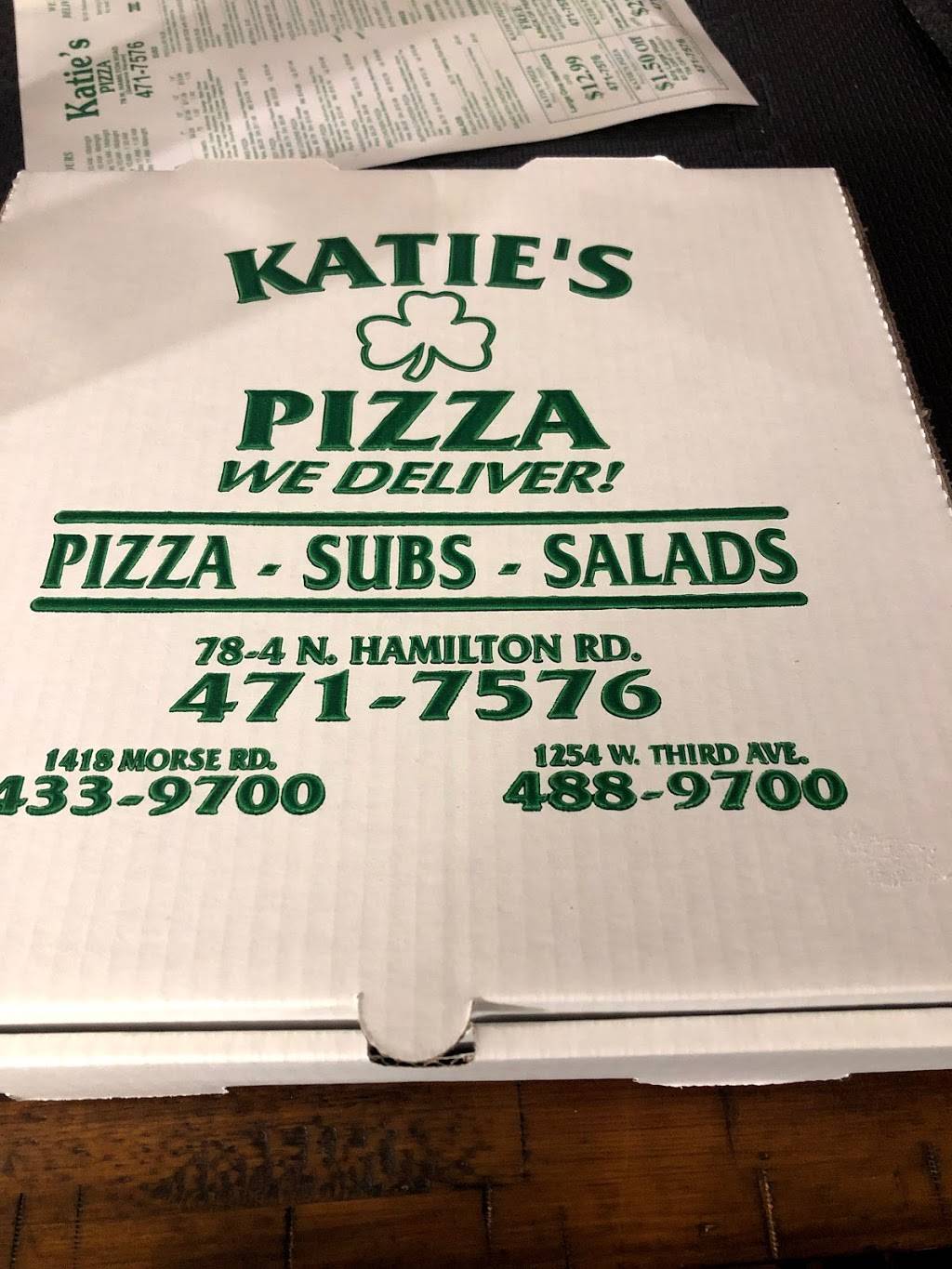Katies Pizza | restaurant | 78 N Hamilton Rd # 4, Gahanna, OH 43230, USA | 6144717576 OR +1 614-471-7576