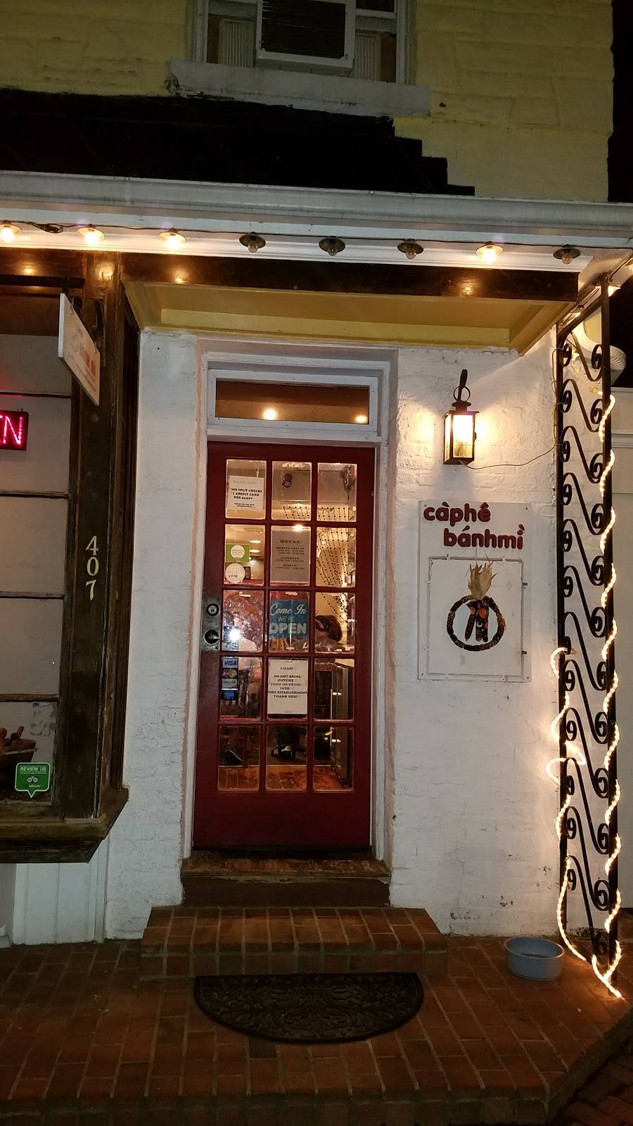 Caphe Banh Mi | restaurant | 407 Cameron St, Alexandria, VA 22314, USA | 7035490800 OR +1 703-549-0800