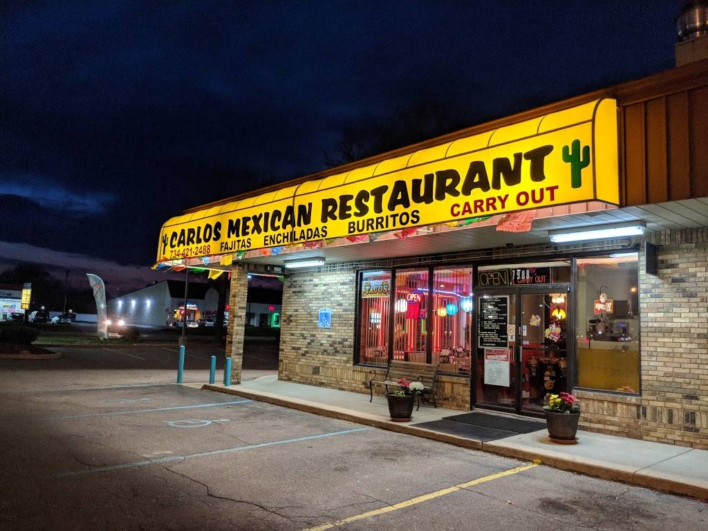 Carlos Mexican Restaurant | restaurant | 7988 N Wayne Rd, Westland, MI 48185, USA | 7344212488 OR +1 734-421-2488