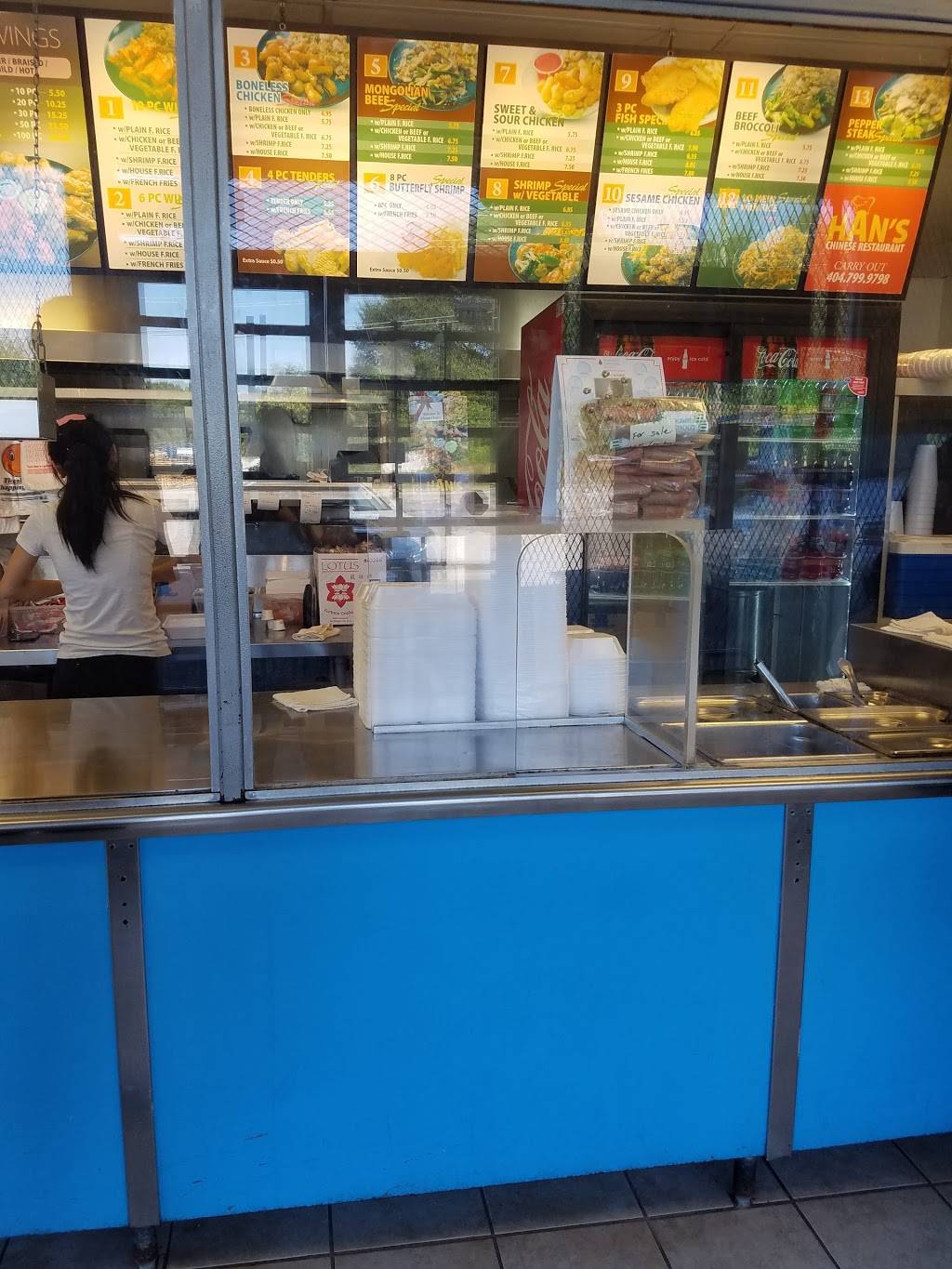 Hans Chinese Food And Chicken Wings | restaurant | 798 James Jackson Pkwy NW, Atlanta, GA 30318, USA | 4047999798 OR +1 404-799-9798