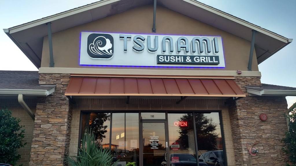 Tsunami Sushi and Grill | restaurant | 3851 Long Prairie Rd #190, Flower Mound, TX 75028, USA | 2145138088 OR +1 214-513-8088